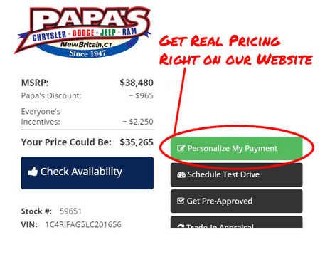 Personalize your payments at Papa's