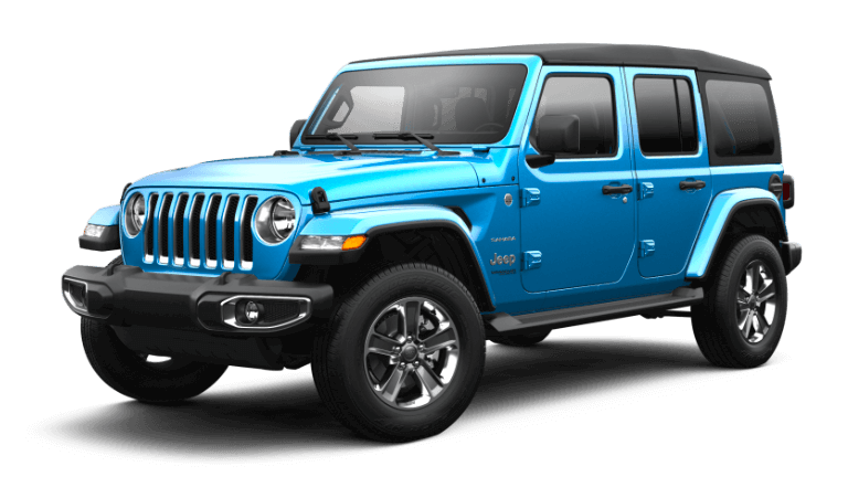 2023 Jeep Wrangler Sahara Exterior - Hydro Blue