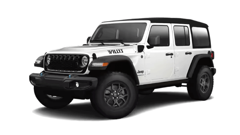 2024 Jeep Wrangler 4xe Willys Exterior - Bright White